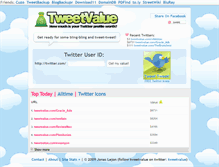 Tablet Screenshot of images.tweetvalue.com